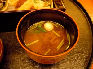 Mozuku Miso Soup 
