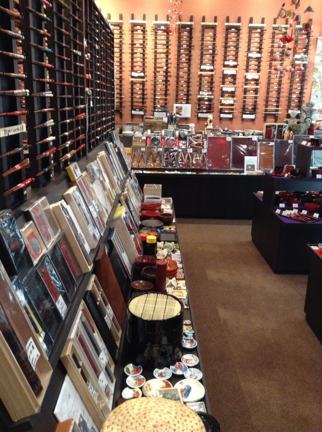 chopsticks store in Nihonbashi Coredo