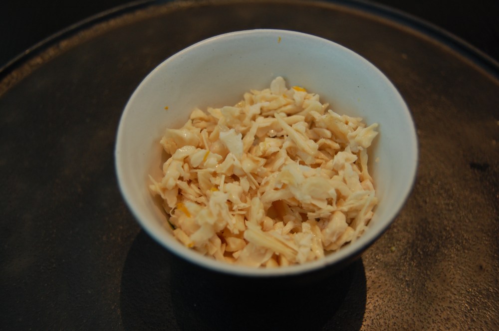 出来立て豆腐と天然クルミ